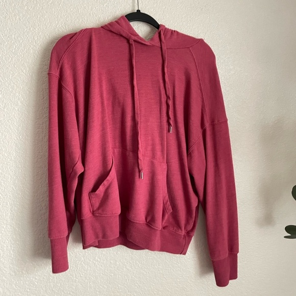 Sundry Pullover Hoodie Knit Kangaroo Pocket Sweatshirt XS 0-2 - Picture 2 of 10